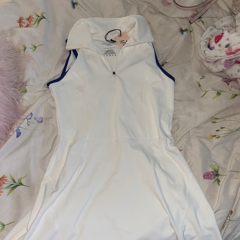 Sincerely Jules White Zip-Up Top